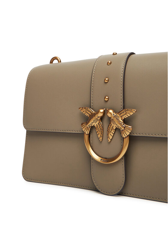 PINKO PINKO Ročna torba Love One Classic ST.CL Al 25-26 PLTT 105857 A0F1 Siva