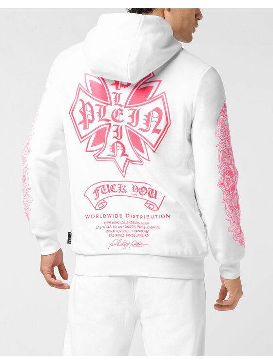 PHILIPP PLEIN PHILIPP PLEIN Bluza 25929 Różowy Athletic Fit