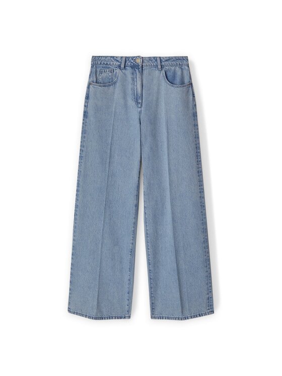 Motivi Motivi Jeansy P531Q103771N004 Turkusowy Over Fit