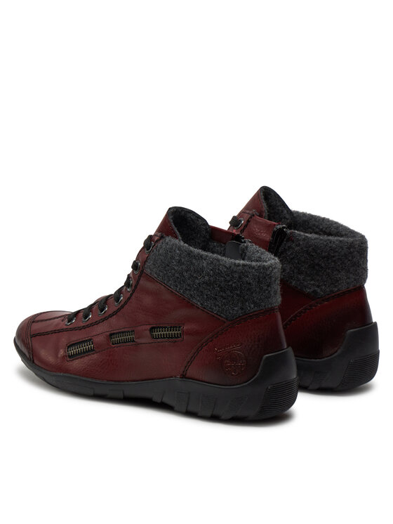 Rieker Rieker Botine L6543-35 Vișiniu