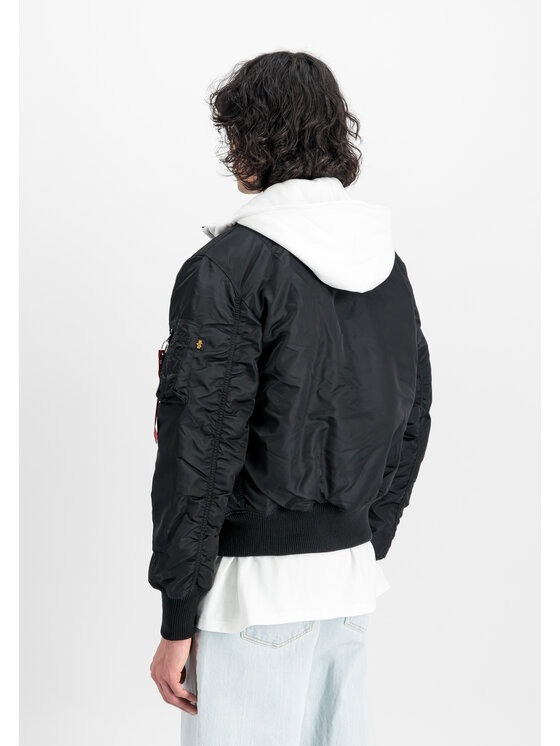 Alpha Industries Alpha Industries Kurtka bomber MA-1 D-Tec SE 133104 Czarny Regular Fit