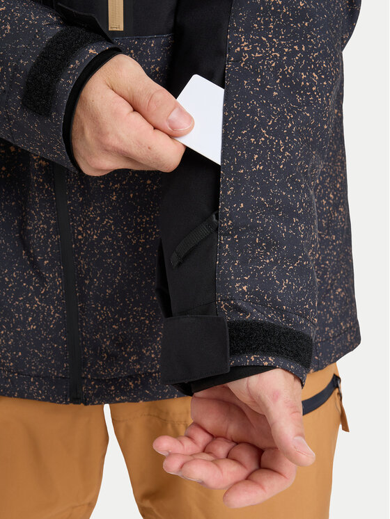 Quiksilver Quiksilver Snovborda jaka Sycamore Printed EQYTJ03514 Melns