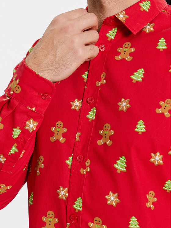 Only & Sons Only & Sons Сорочка 22027330 Червоний Regular Fit