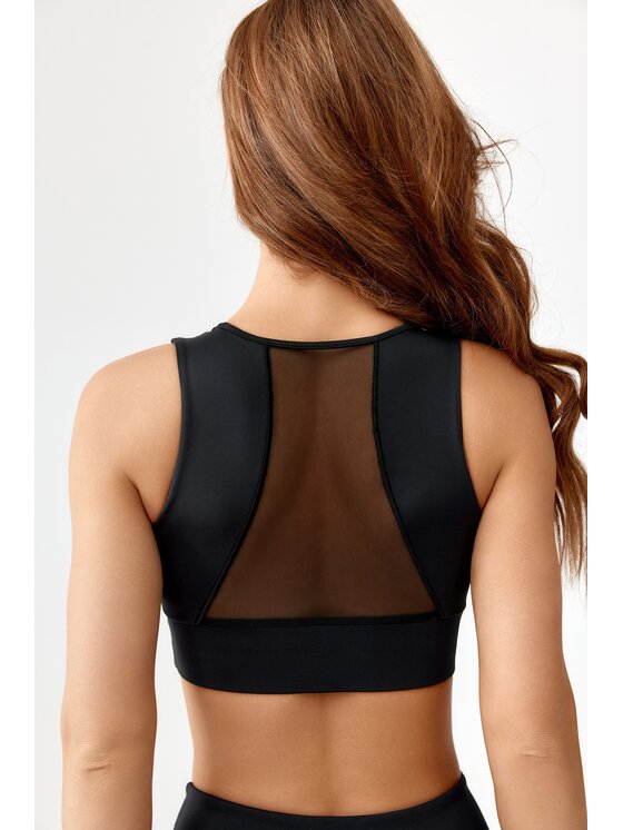 ROUGH RADICAL ROUGH RADICAL Biustonosz sportowy SPORTS BRA KENDI Czarny