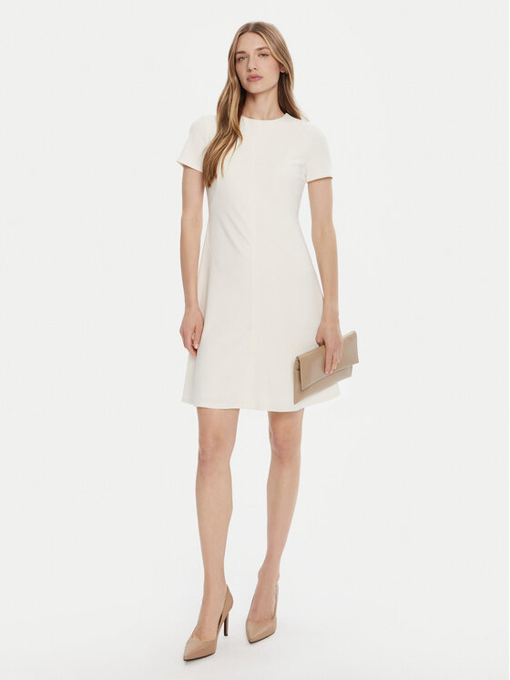 Calvin Klein Calvin Klein Koktel haljina LV044C064G Écru Slim Fit