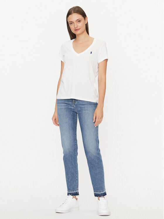 Polo Ralph Lauren Polo Ralph Lauren Póló 211902403001 Fehér Regular Fit