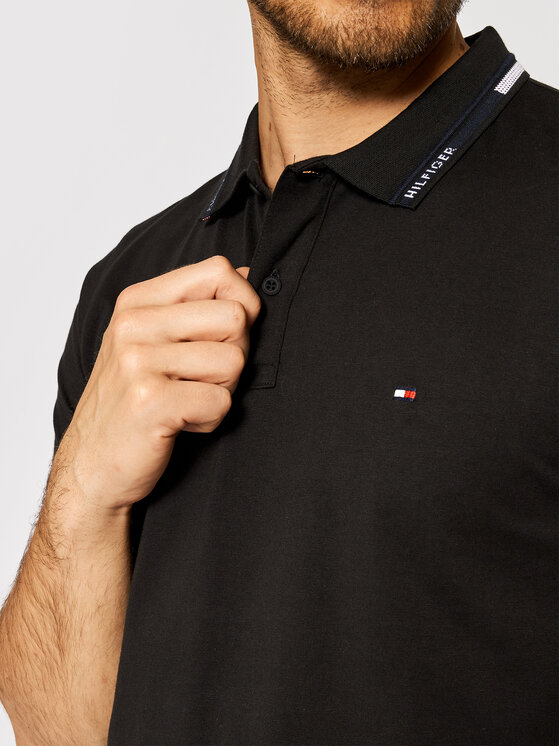 Tommy Hilfiger Polo marškinėliai 1985 Collar MW0MW17790 Juoda Slim Fit •  Modivo.lt