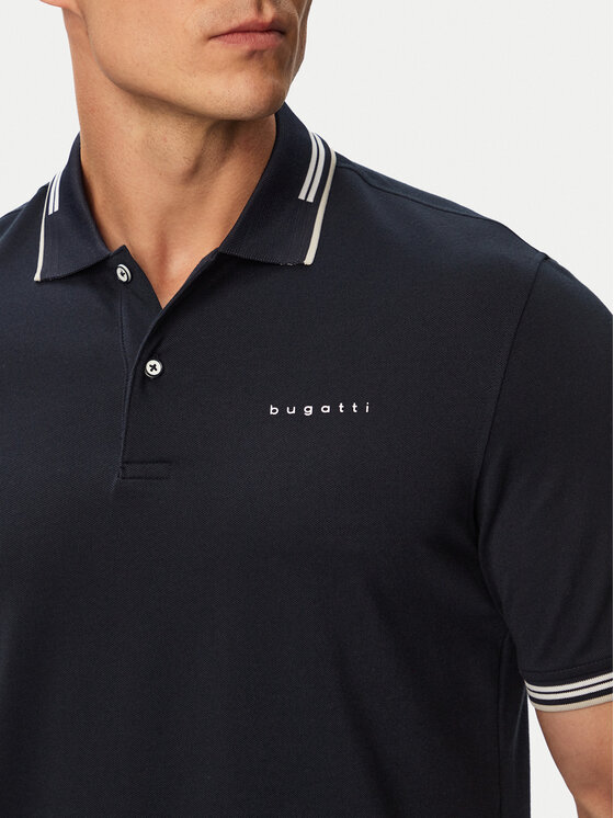 Bugatti Bugatti Polo 8150-15031E Granatowy Regular Fit