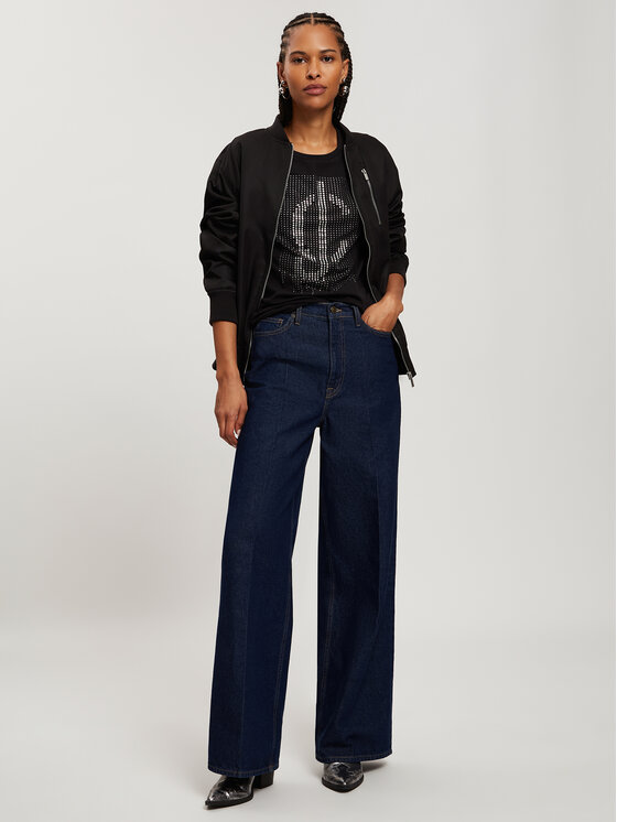 Cross Jeans Cross Jeans T-Shirt 56146-020 Czarny Regular Fit