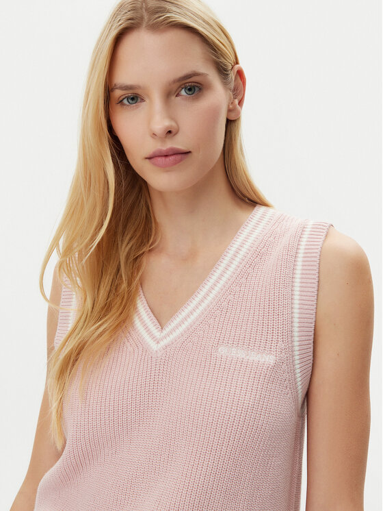 Guess Jeans Guess Jeans Megztinis W5GR02 Z3HM1 Rožinė Regular Fit