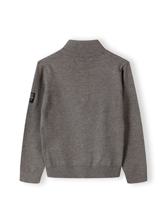 minoti minoti Sweter 27KNIT65 Szary Regular Fit