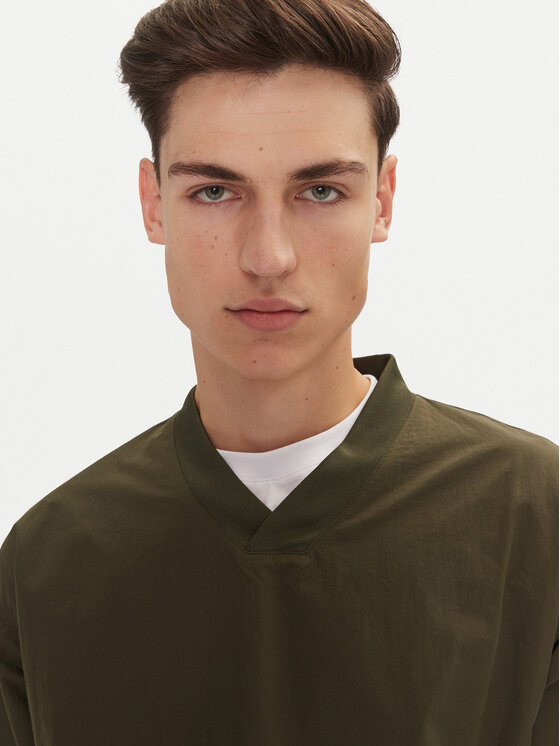 Champion Champion Majica dugih rukava 220416 Zelena Loose Fit