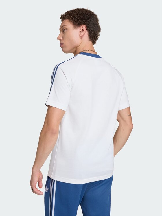 adidas adidas Koszulka techniczna 161929 Biały Slim Fit