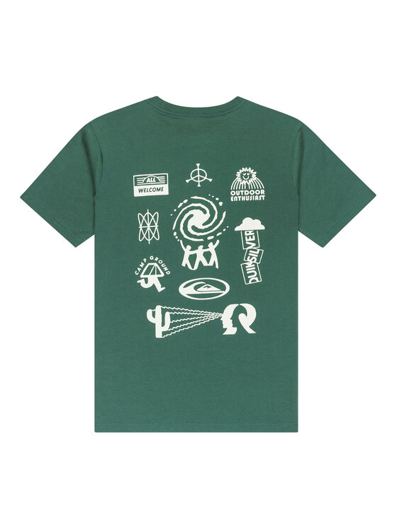 Quiksilver Quiksilver T-Shirt Hw Welcome All EQBZT04913 Bunt Regular Fit