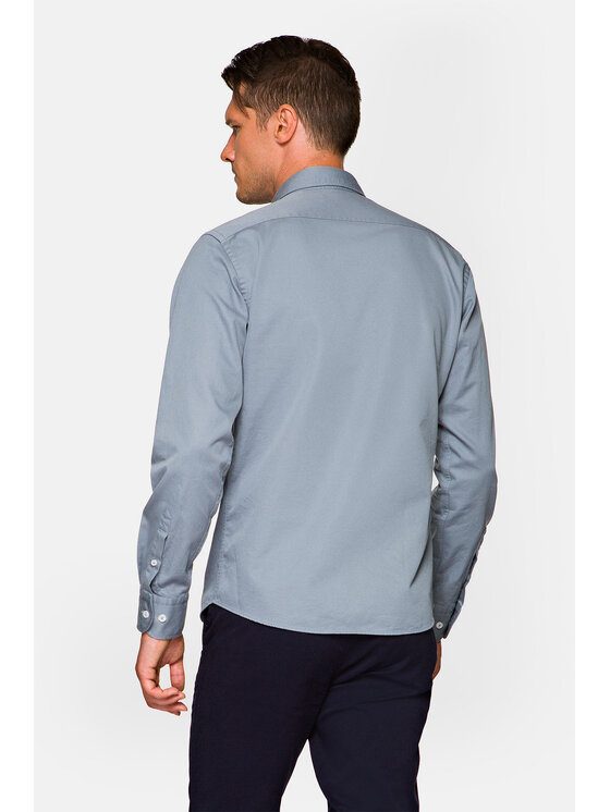 Lancerto Lancerto Koszula Jazmine KO073221000003 Niebieski Slim Fit