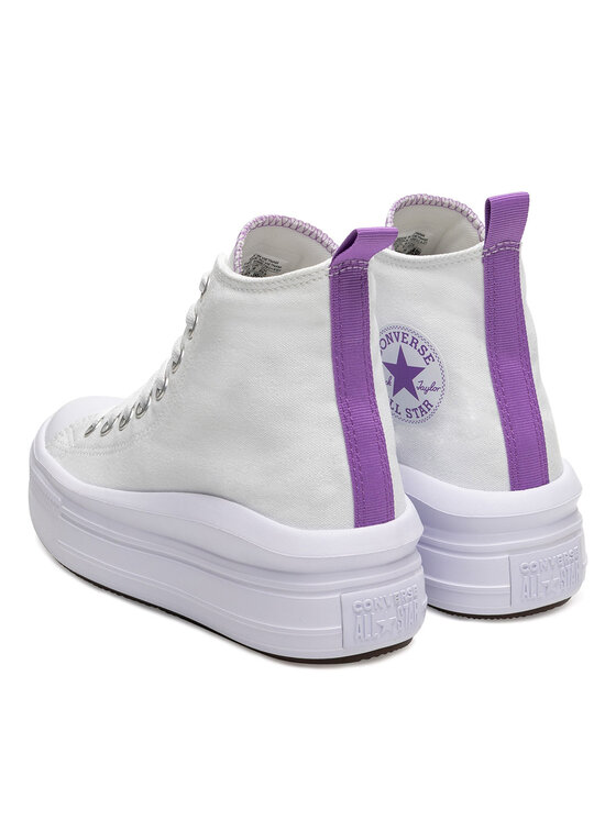 Converse Converse Plátenky CHUCK TAYLOR ALL STAR MOVE PLATFORM A03667C Biela
