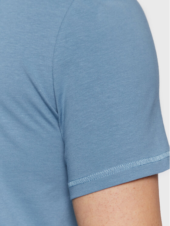 Guess Guess T-Shirt M3RI11 J1314 Μπλε Slim Fit