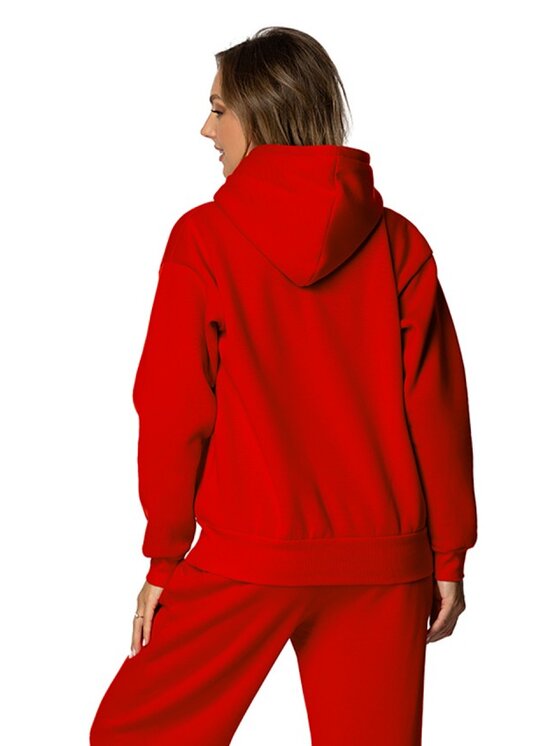 DKaren Sport DKaren Sport Bluza DK-K-B9 Czerwony Regular Fit