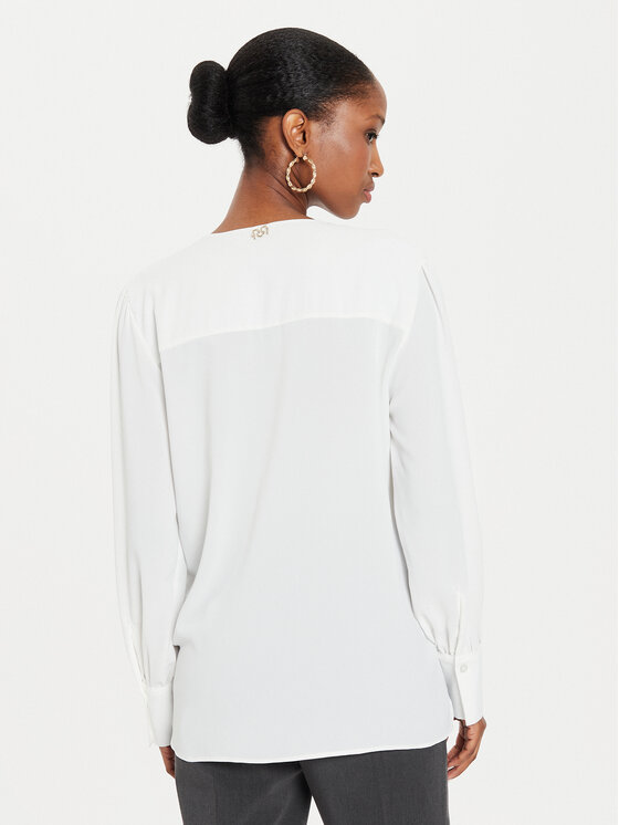 Rinascimento Rinascimento Bluse CFC0120494003 Écru Regular Fit