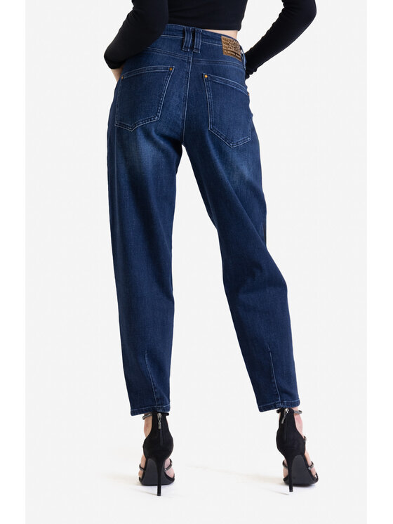 RJ Rocks Jeans RJ Rocks Jeans Jeansy Alice Granatowy Chino Fit
