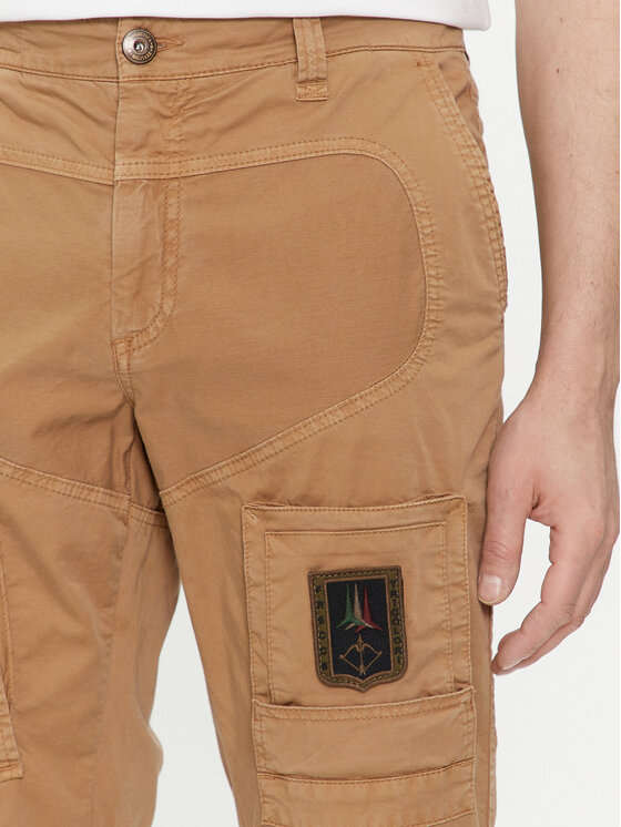 Aeronautica Militare Aeronautica Militare Pantaloni di tessuto 241PA1387CT1493 Beige Regular Fit