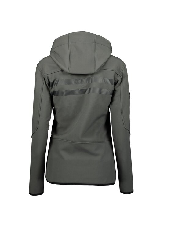 Geographical Norway Geographical Norway Kurtka softshell WW1972F/GN/Dark Grey / Black Szary Regular Fit