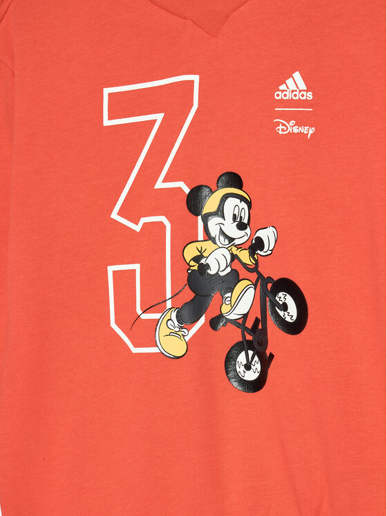 adidas adidas Dres Disney Mickey Mouse JG1251 Czerwony Regular Fit