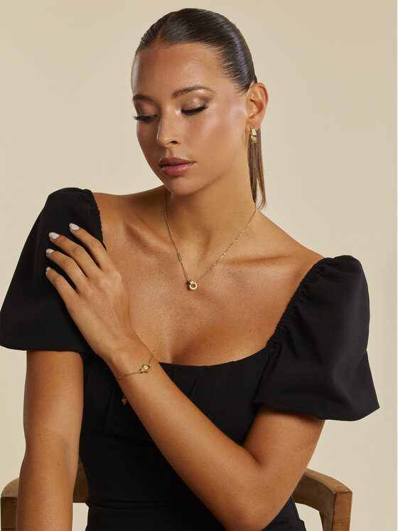 Guess Guess Bransoletka JUBB03282JWYGS Złoty