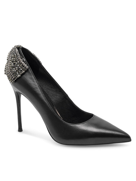 Eva Minge Eva Minge Pantofi cu toc subțire OLIVIA-SLT3396-138 Negru