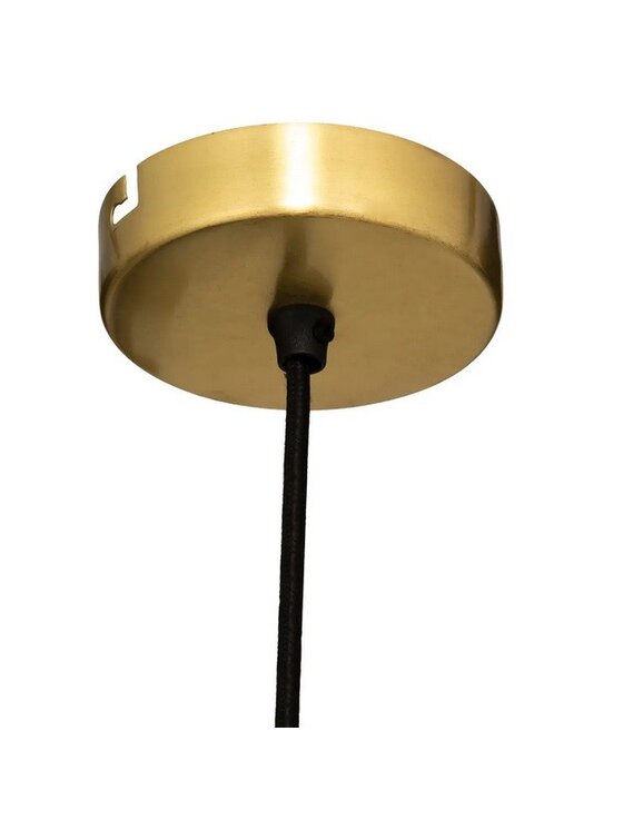 MIAhome MIAhome Lampa wisząca młotkowane złoto Loran 80 cm Złoty