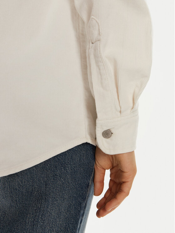 Tommy Jeans Tommy Jeans Koszula DW0DW18871 Écru Relaxed Fit