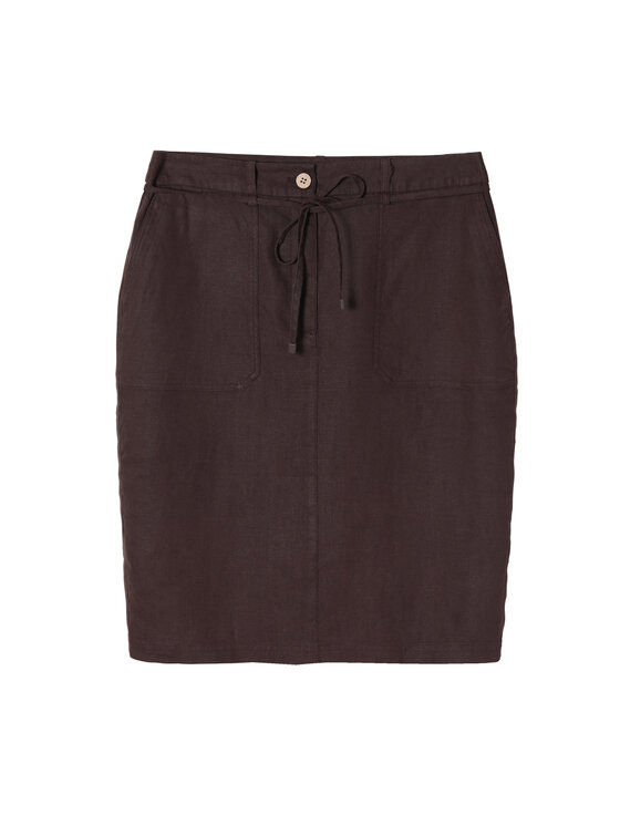 TATUUM TATUUM Spódnica midi SZAMI Brązowy Close Fit