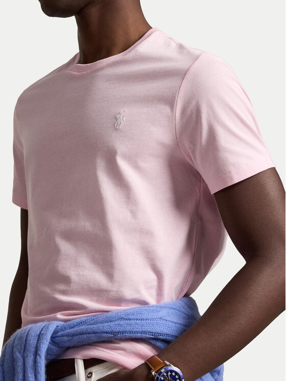 Polo Ralph Lauren Polo Ralph Lauren T-shirt 710671438530 Svijetlo roza Regular Fit