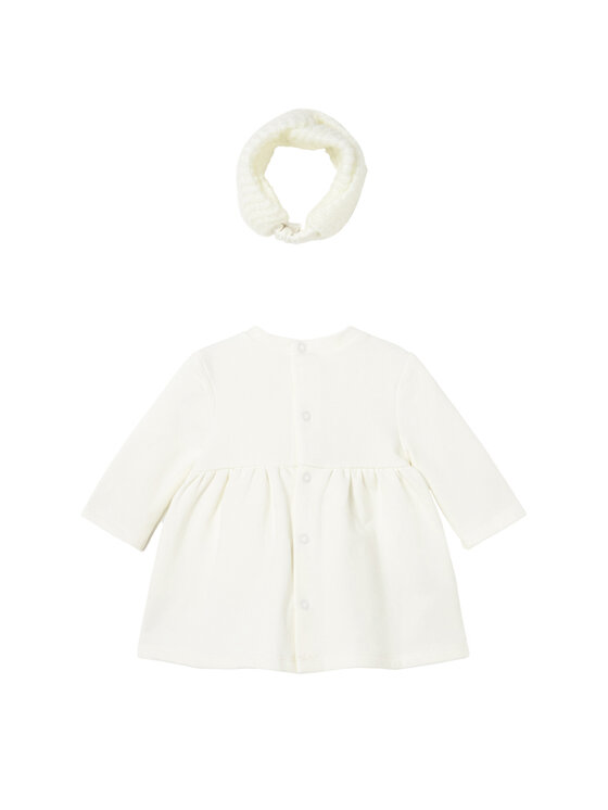 Mayoral Mayoral Rochie tricotată 2803 Écru Regular Fit