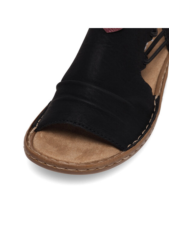 Rieker Rieker Sandali 60872-00 Črna