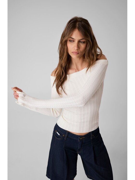 Guess Guess Top 183278 Bílá Classic Fit