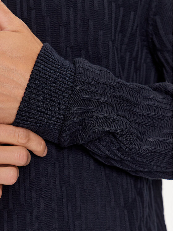 HUGO Hugo Светр Sovrain 50492805 Cиній Relaxed Fit