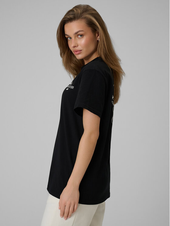 4F 4F T-Shirt WINTER CLUB Czarny Loose Fit