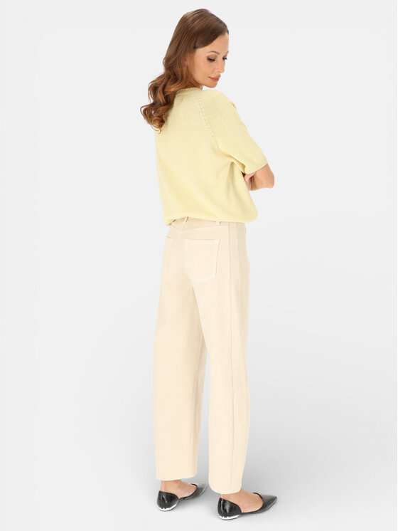 L’AF L’AF Jeansy Mario Beżowy Slouchy Fit