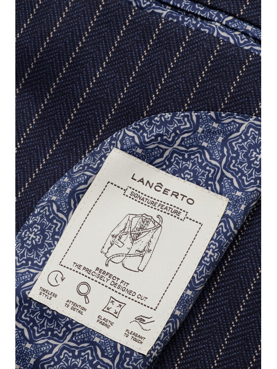 Lancerto Lancerto Marynarka Bayonne MA073226000032 Granatowy Regular Fit