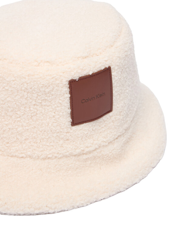 Calvin Klein Calvin Klein Pălărie All-Over Sherpa W/ Patch Bucket LV04F5097G Crem