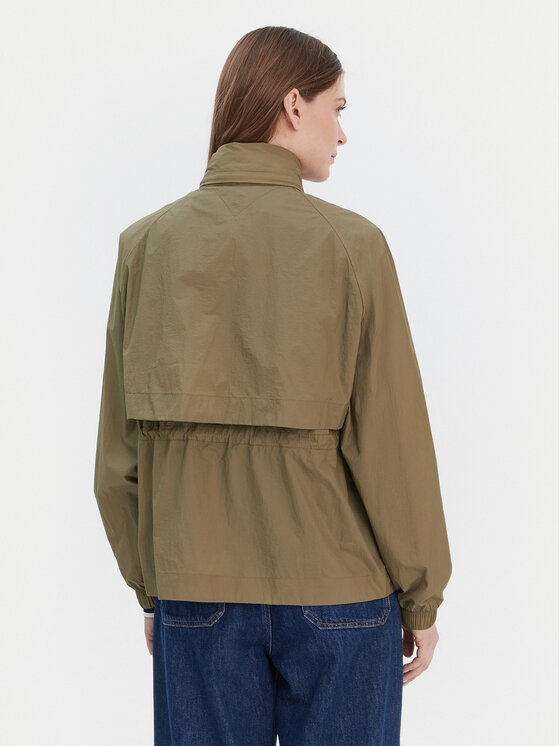 Tommy Hilfiger Tommy Hilfiger Geacă de vânt WW0WW46444 Kaki Relaxed Fit