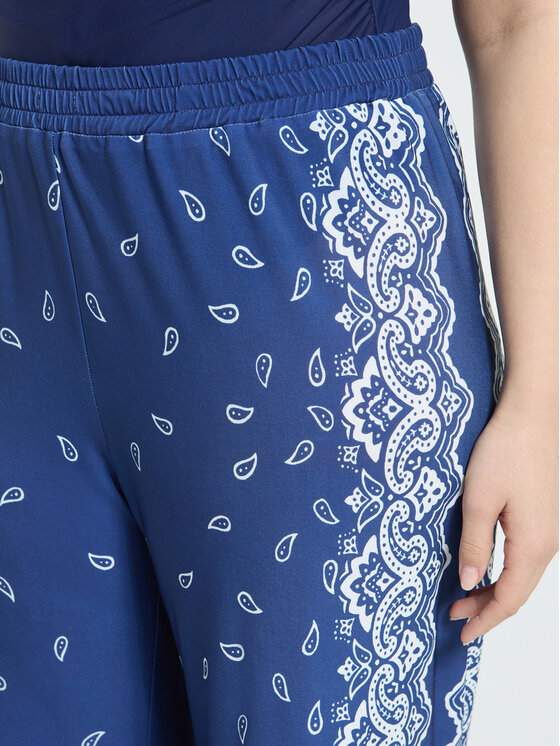 Fiorella Rubino Fiorella Rubino Pantaloni di tessuto P028L102427N0S1 Blu Regular Fit