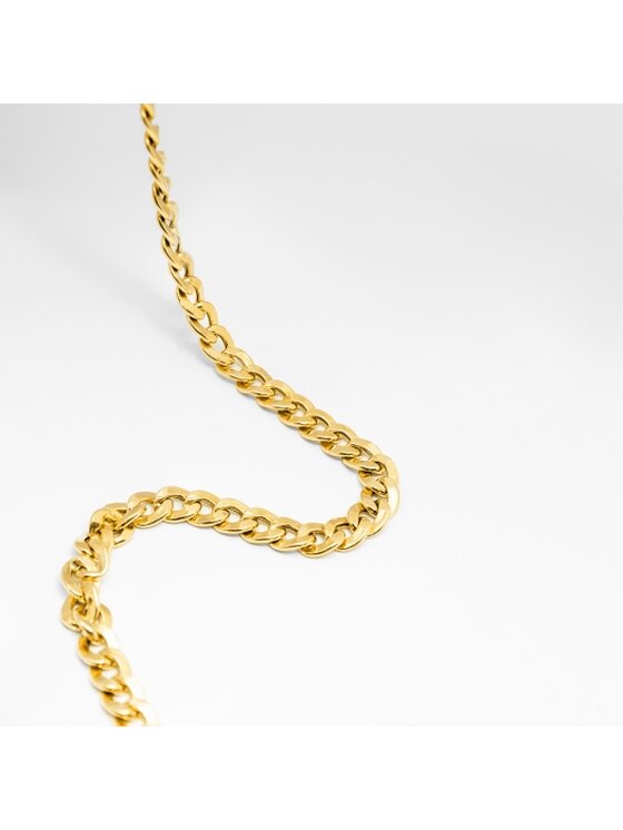 ANIA KRUK ANIA KRUK Choker SMVNS1080Z Żółte złocenie