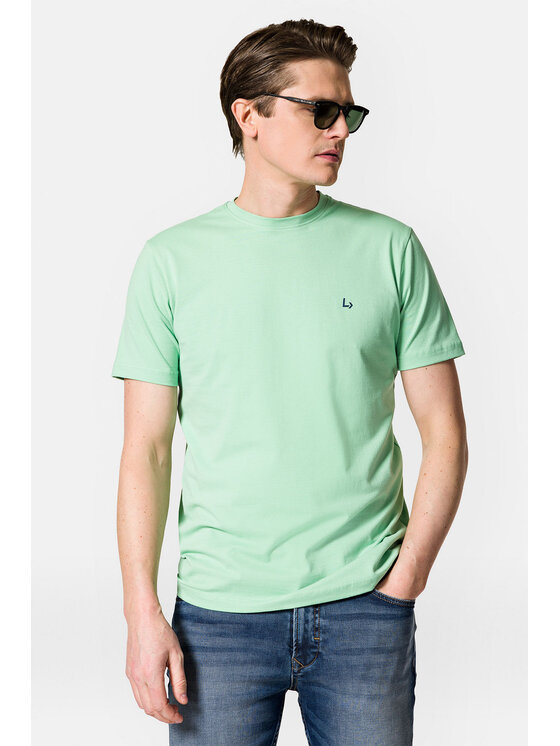 Lancerto Lancerto T-Shirt Linus TS073123000027 Zielony Regular Fit