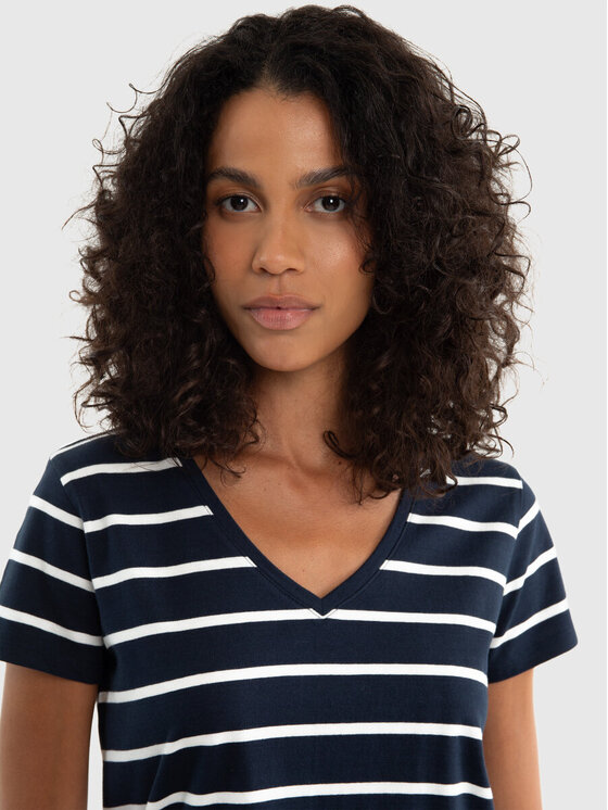 BIG STAR BIG STAR T-Shirt RETINA_403_150 Granatowy Classic Fit