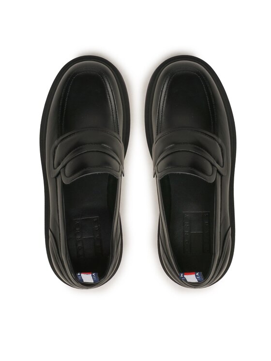 Tommy Jeans Tommy Jeans Loafersy Tjw Ava Loafer EN0EN02218 Czarny