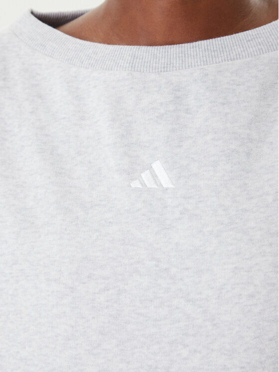 adidas adidas Mikina Seasonal Essentials 3-Stripes JM1901 Šedá Regular Fit