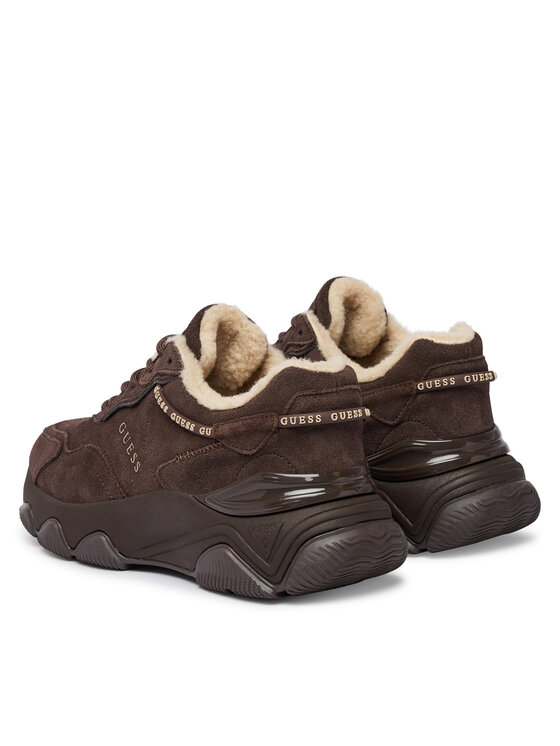 Guess Guess Sportcipők FLFMI3 SUE12 Sötétbarna