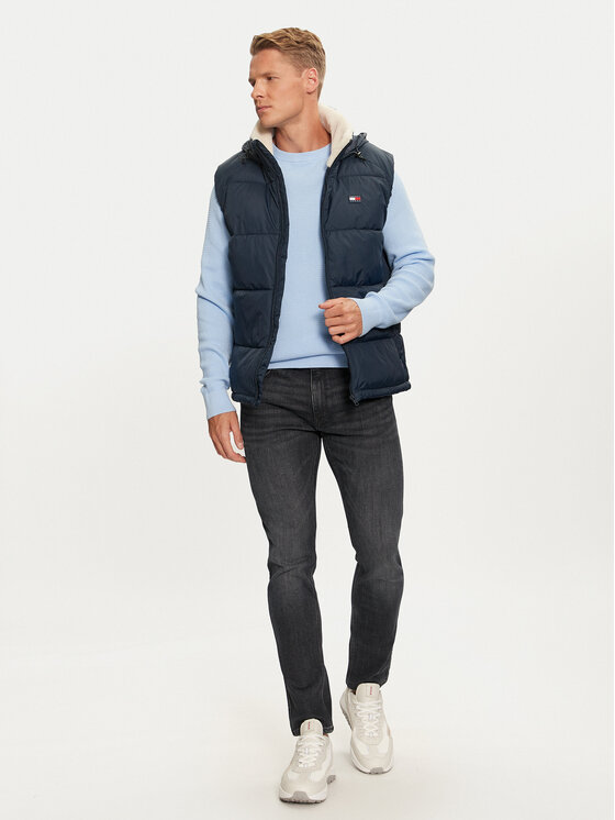 Tommy Jeans Tommy Jeans Weste DM0DM19632 Dunkelblau Regular Fit